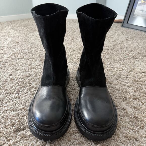 $1100 Adyar Black Suede Leather Chelsea Boots SSENSE Exclusive Mens Size 46 / 12 main image 9